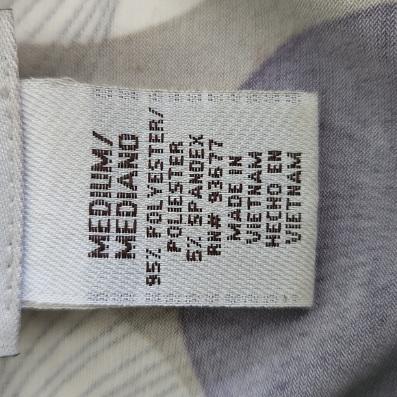 Worthington, Women's M Stretch,  Twist at the Neck, 3/4 Length Sleeves w Band - Picture 7 of 8